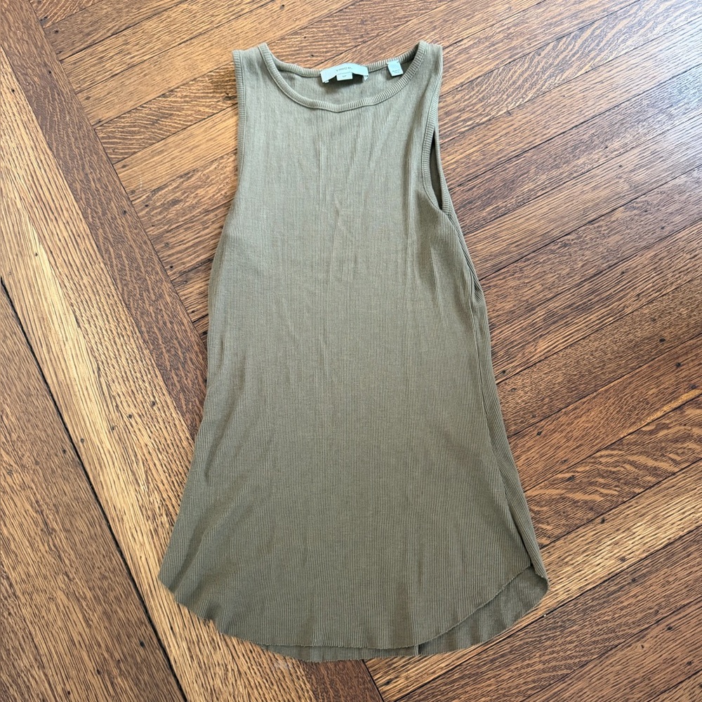 Vince Olive Tank Top